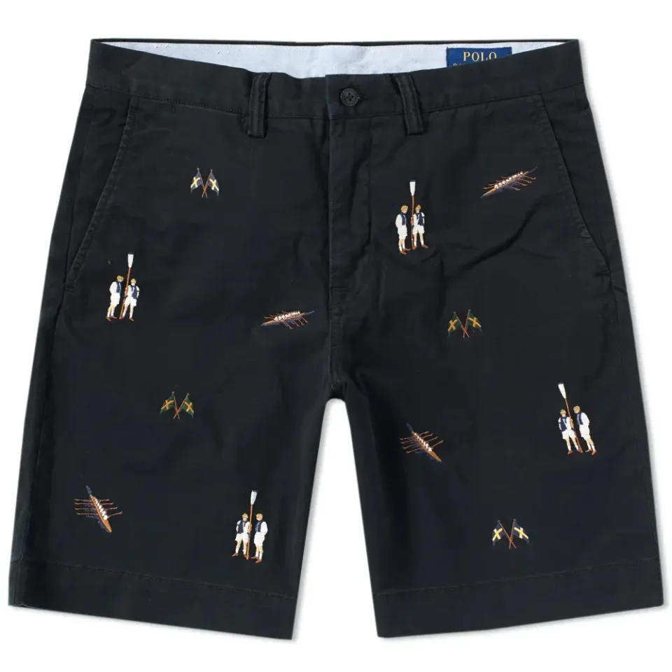 Embroidered Oarsman Short