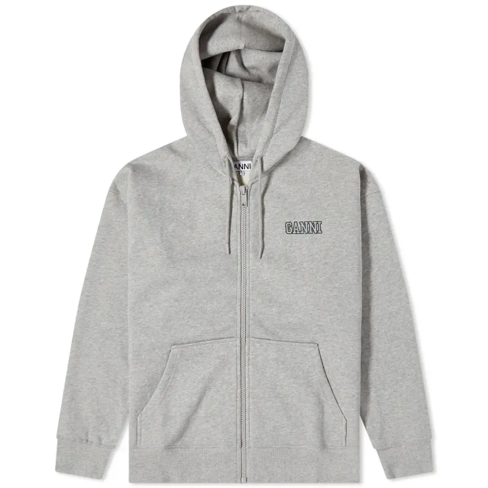 Software Logo Oversized Zip Hoodie