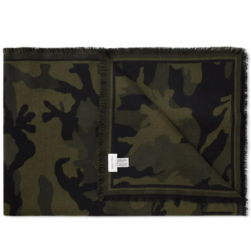Camo Print Scarf