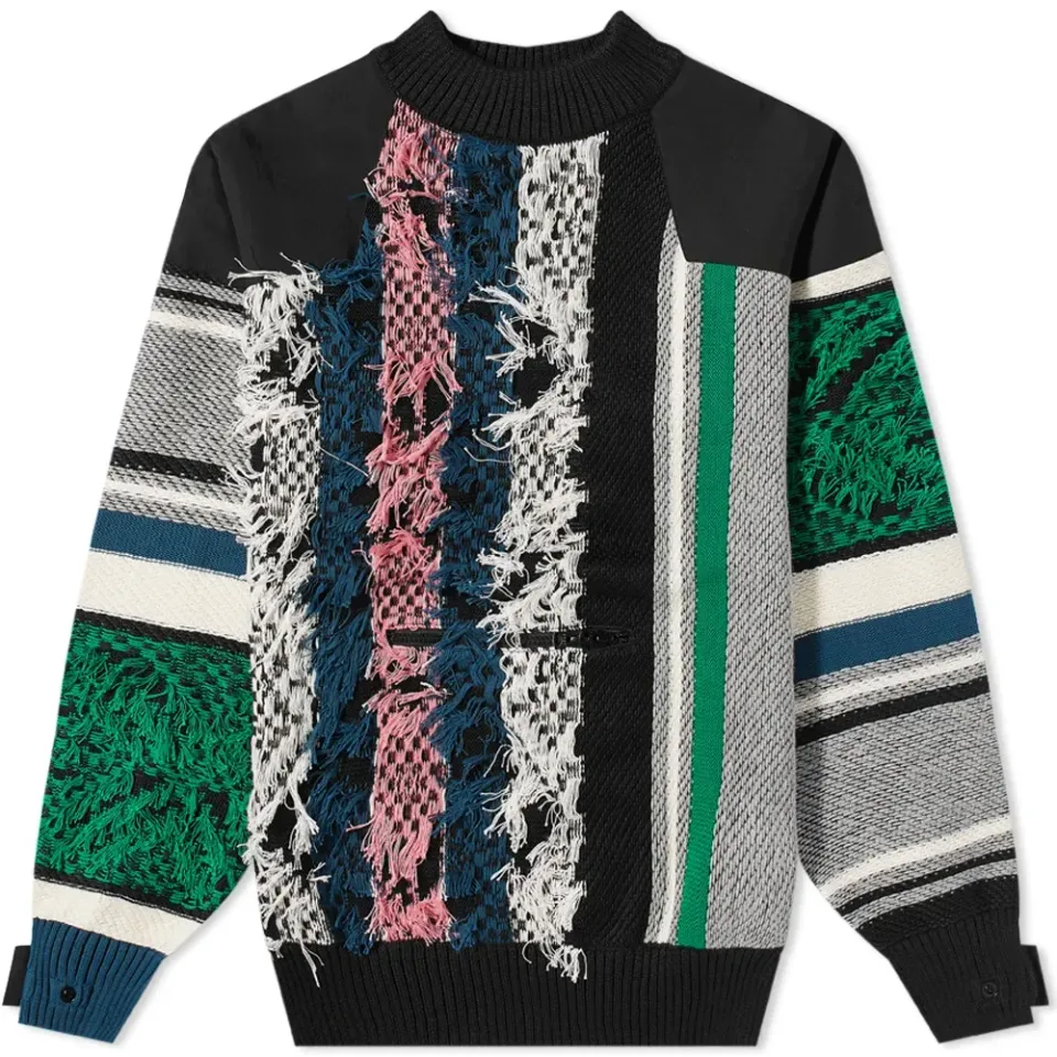Rug Jacquard Pullover Knit