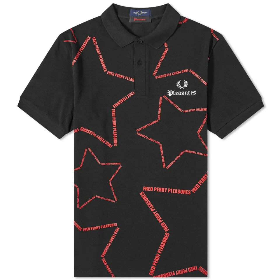 x Pleasures Star Polo