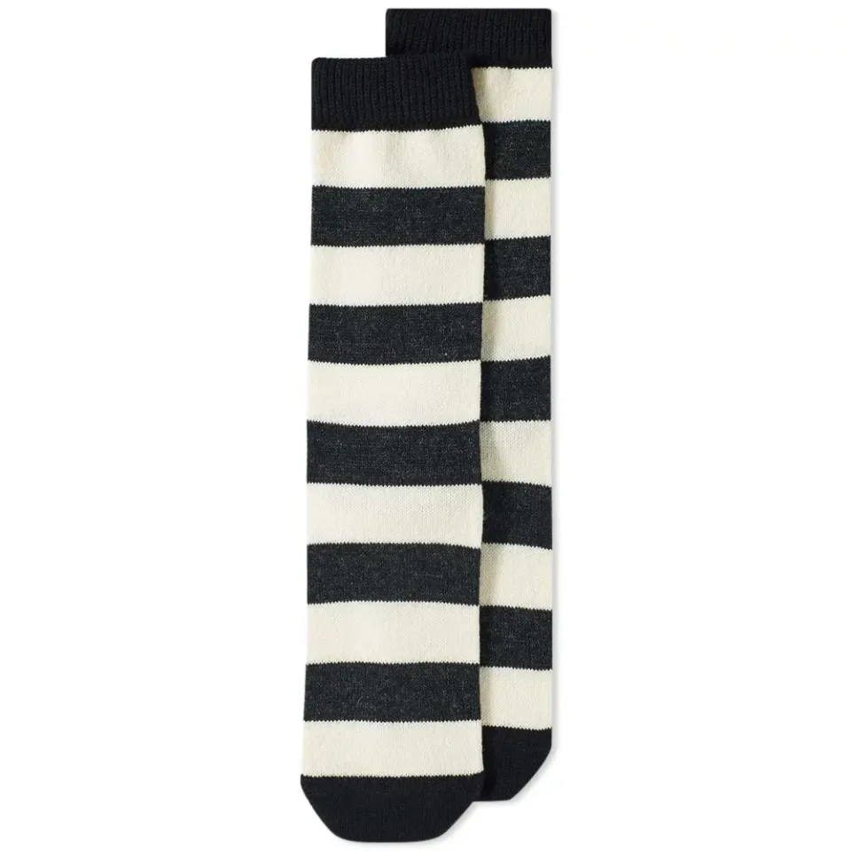 Classic Border Sock - 2 Pack