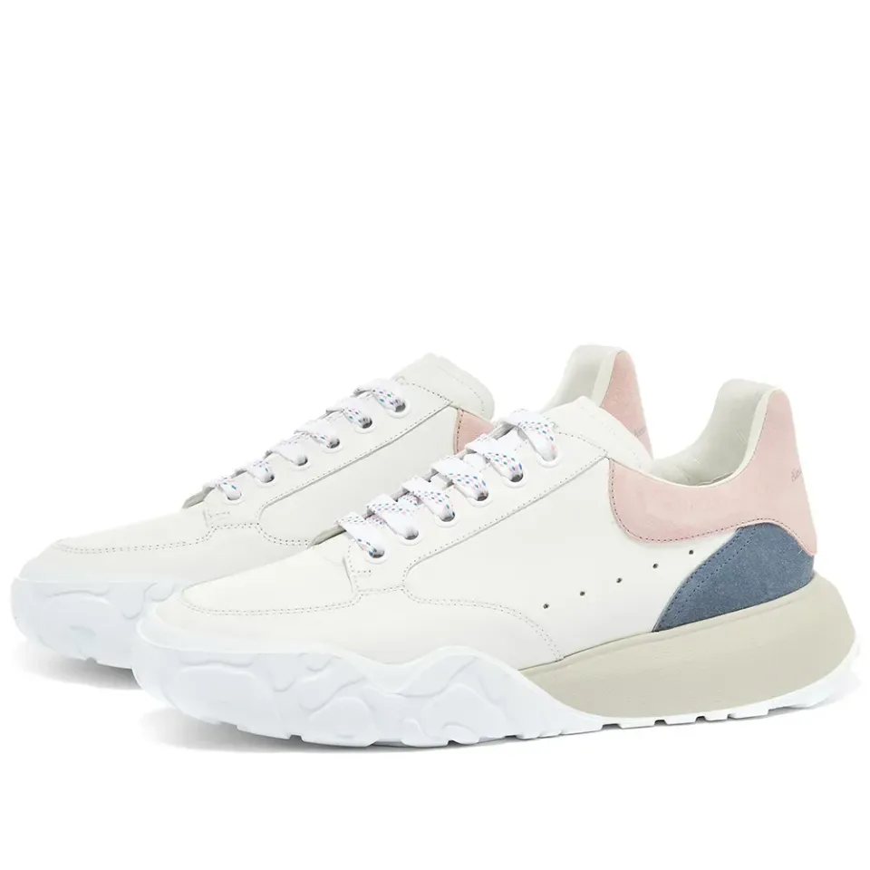 Mixed Panel Court Sneaker