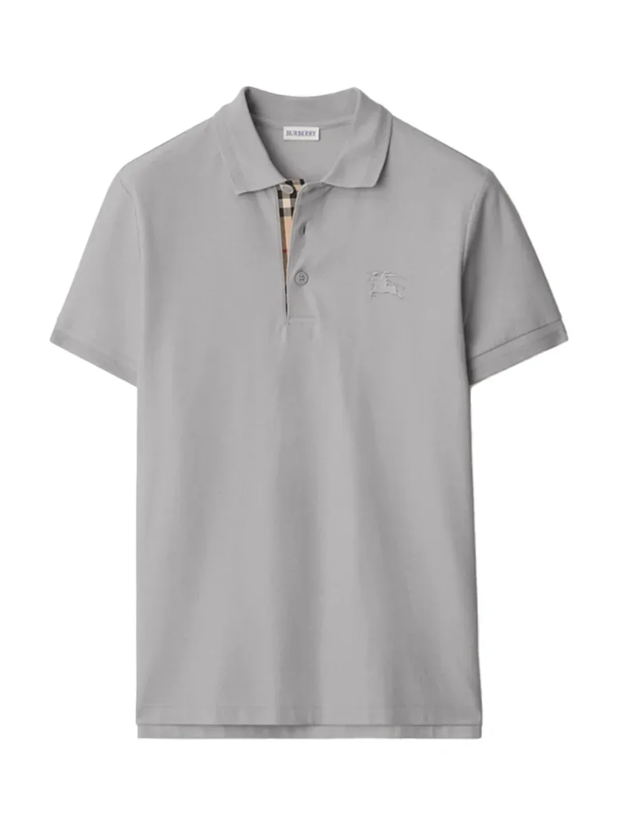 Men Eddie Polo Shirt Pale Grey
