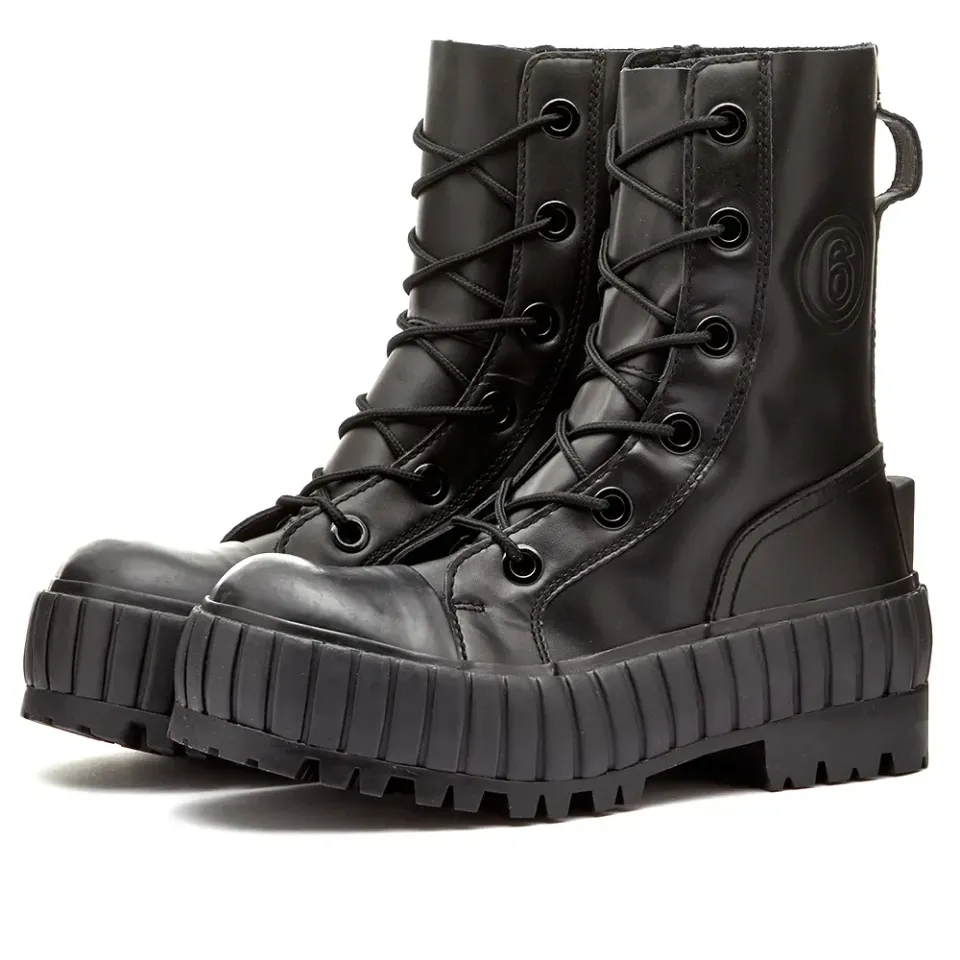 Lace Up Chunky Boot