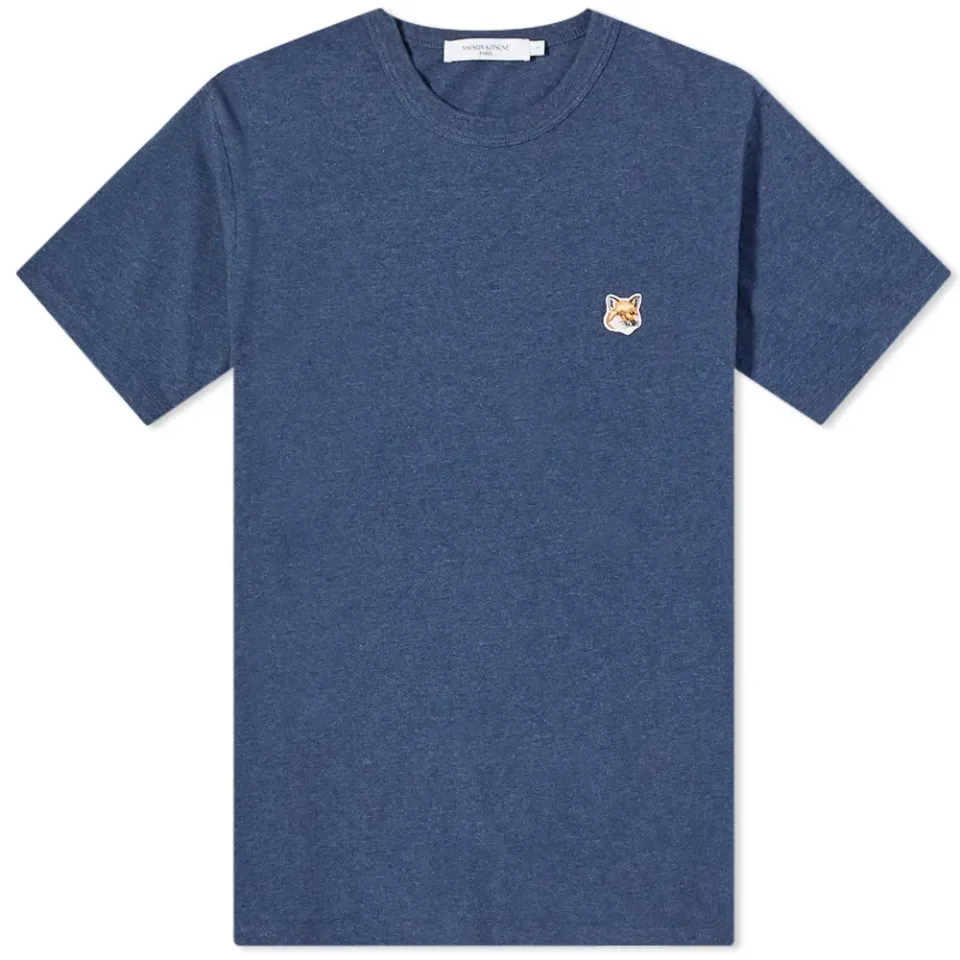 Maison Kitsuné Fox Head Patch T-Shirt