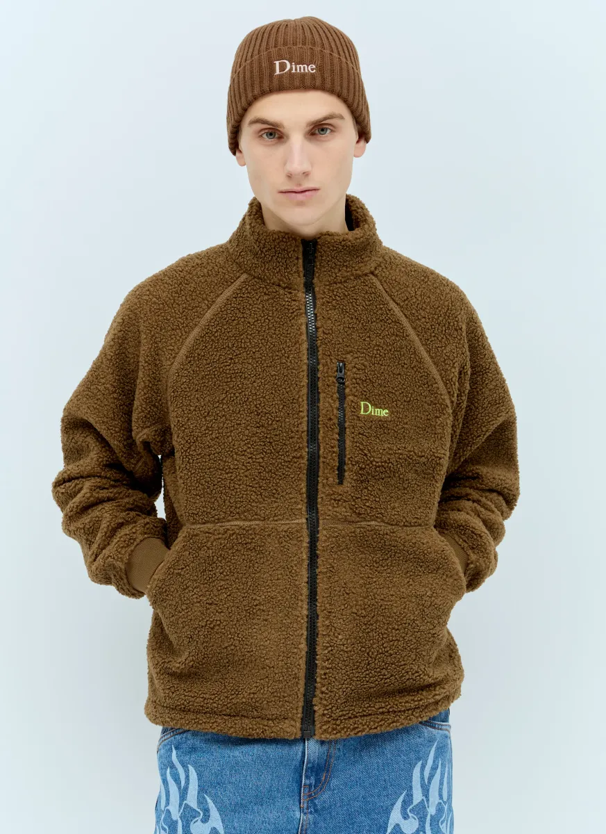Polar Fleece Sherpa Zip Jacket