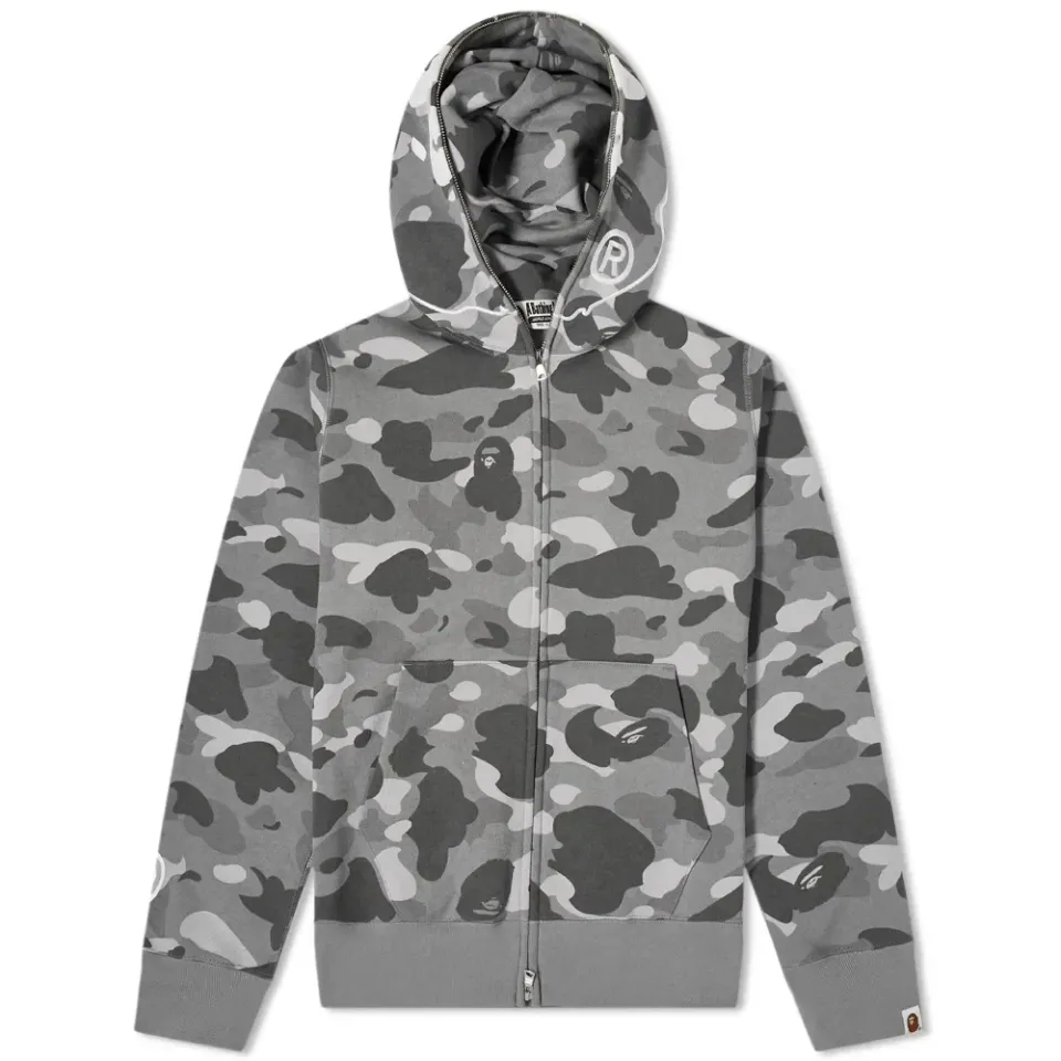 Color Camo 2Nd Ape Full Zip Hoodie