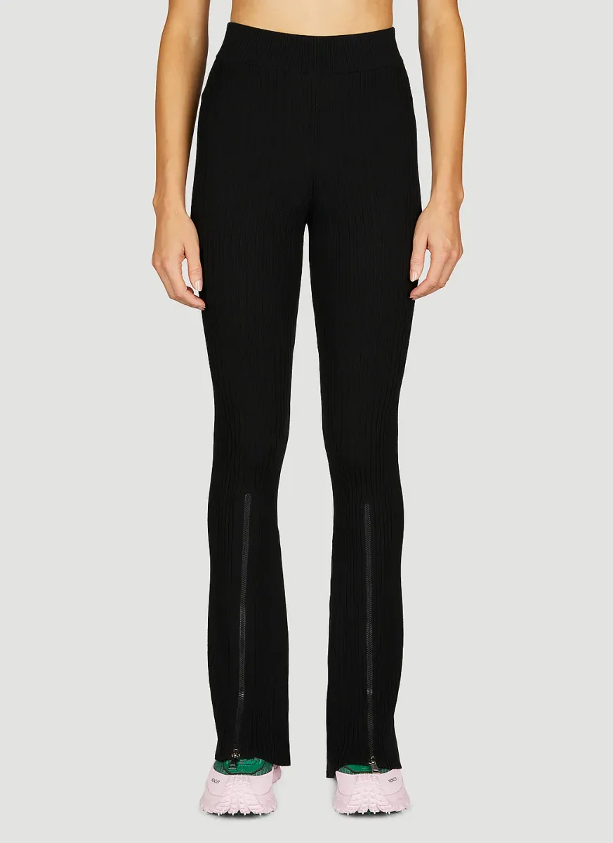 Knit Zipped Pants