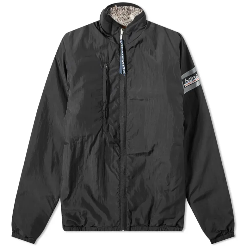 Reversible Patchwork Fleece Jacket