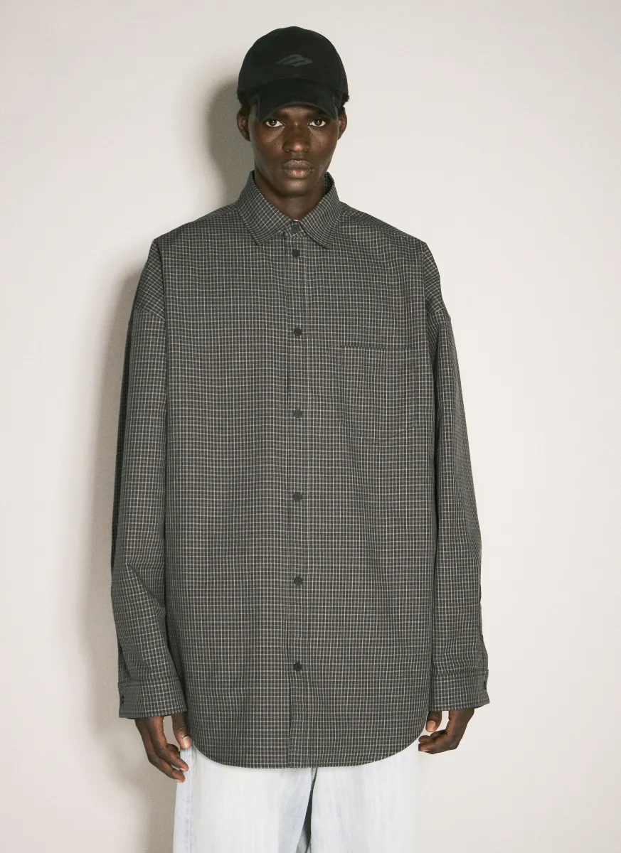Checked Outerwear Shirt