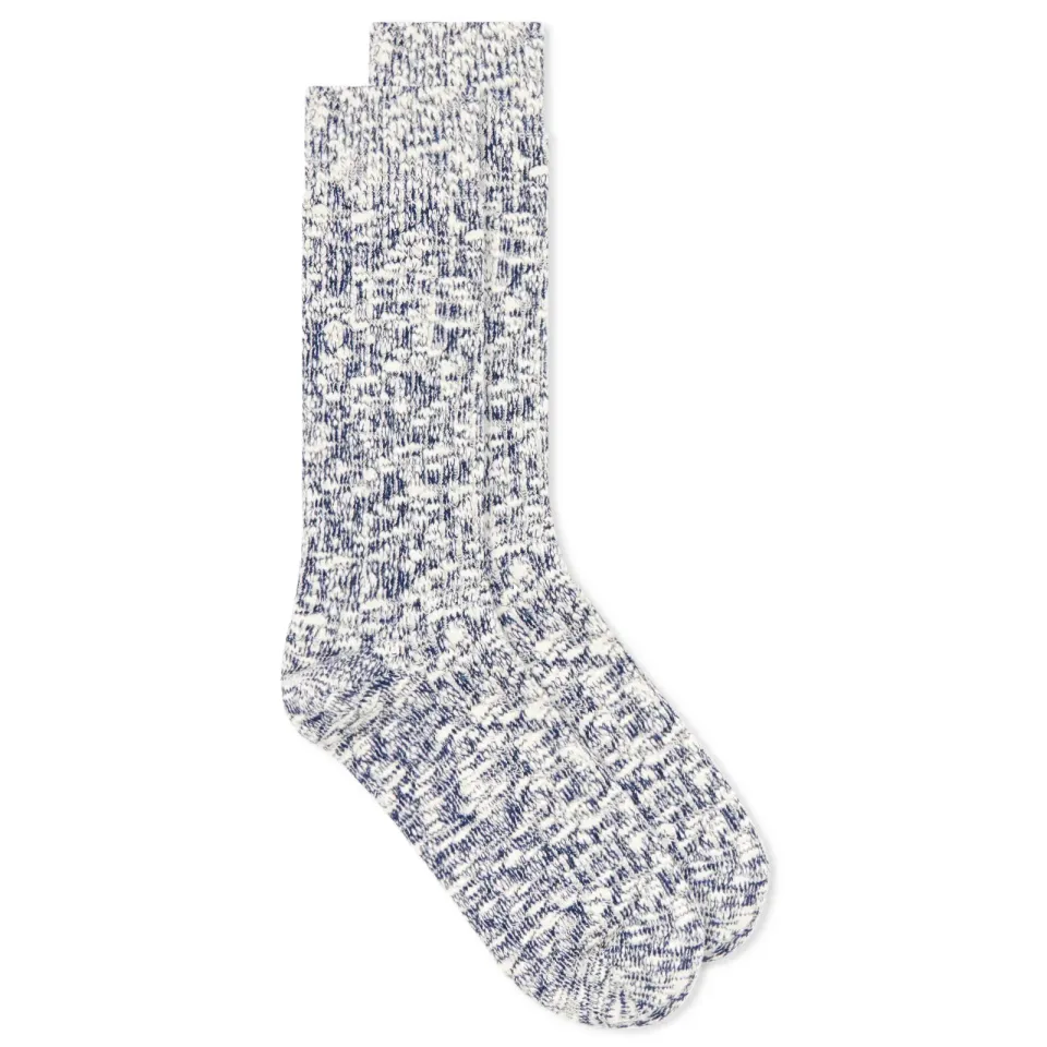 Lightweight Slub Crew Sock