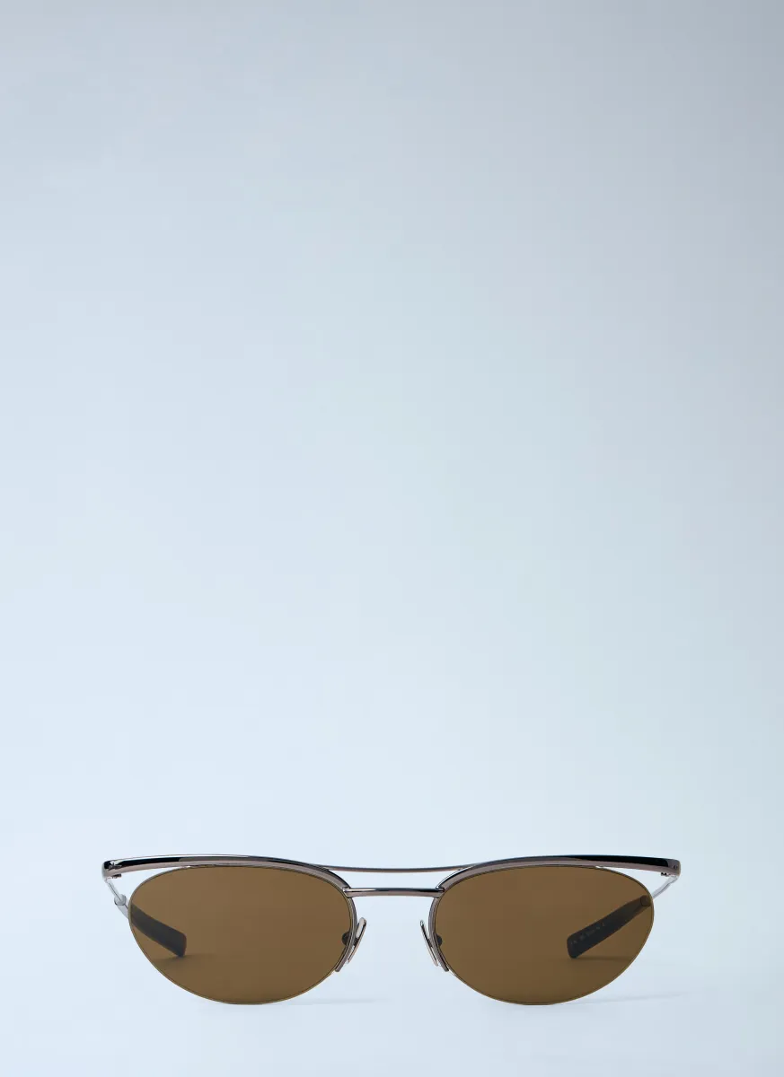 SL 862 Oval Frame Sunglasses