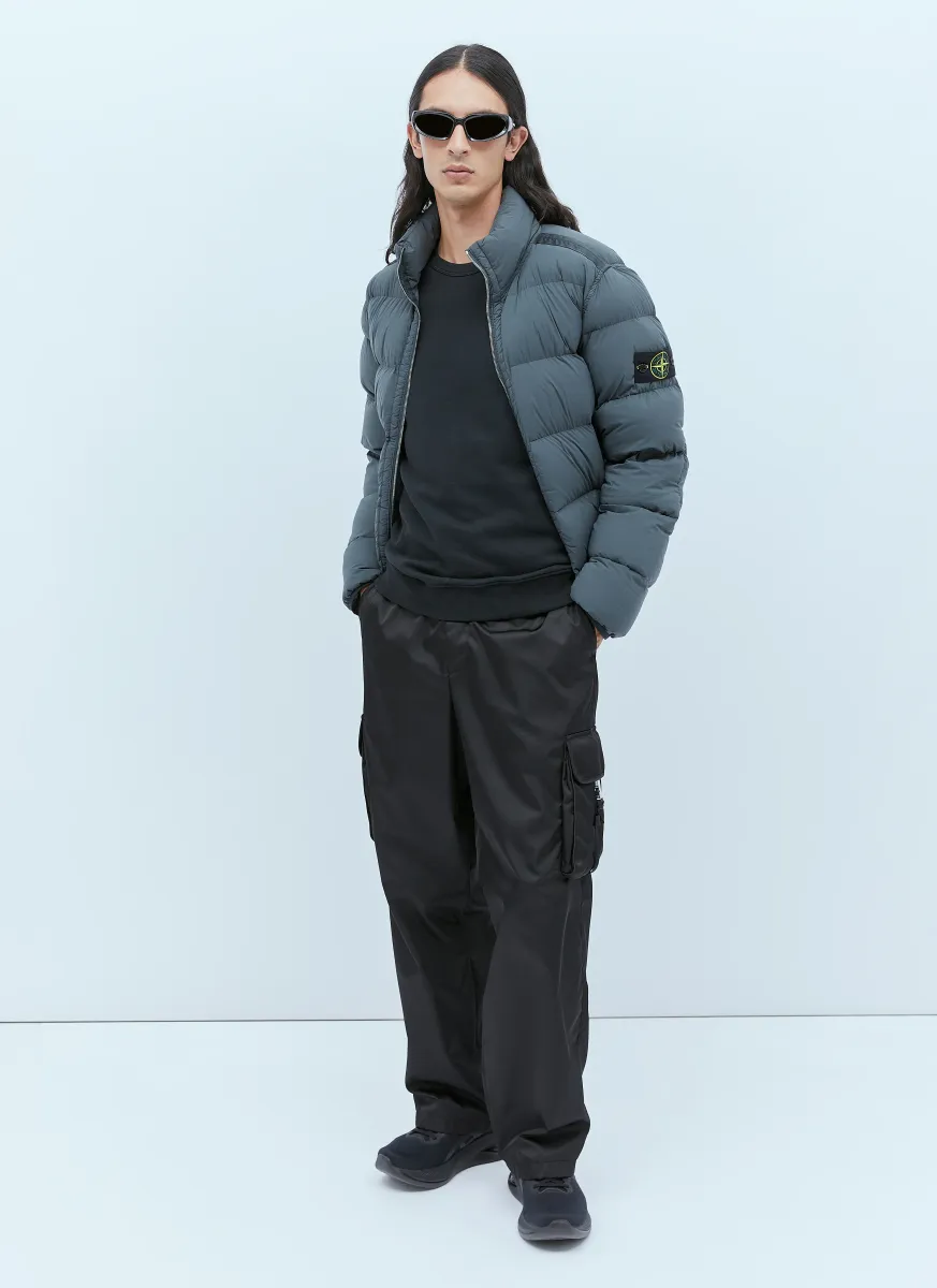 Real Down Compass Patch Coat