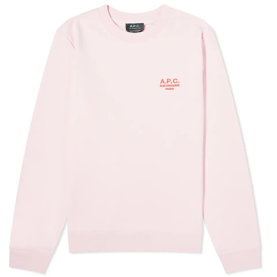 A.P.C. Rider Embroidered Logo Crew Sweat