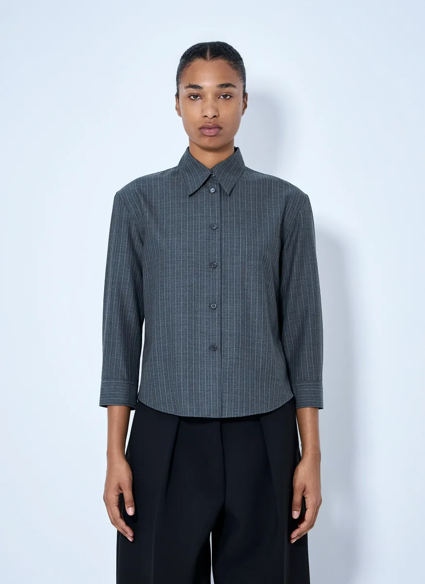 Striped Wool Shirt