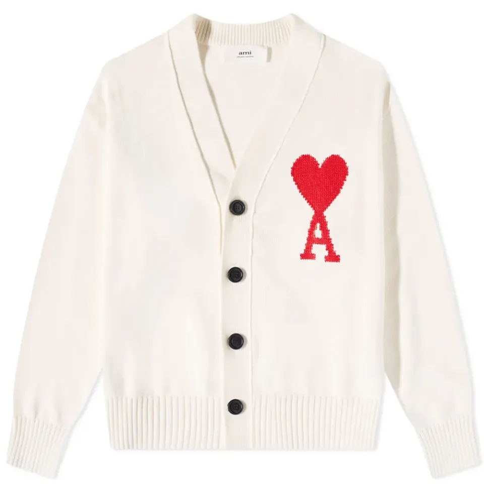 AMI Large A Heart Cardigan