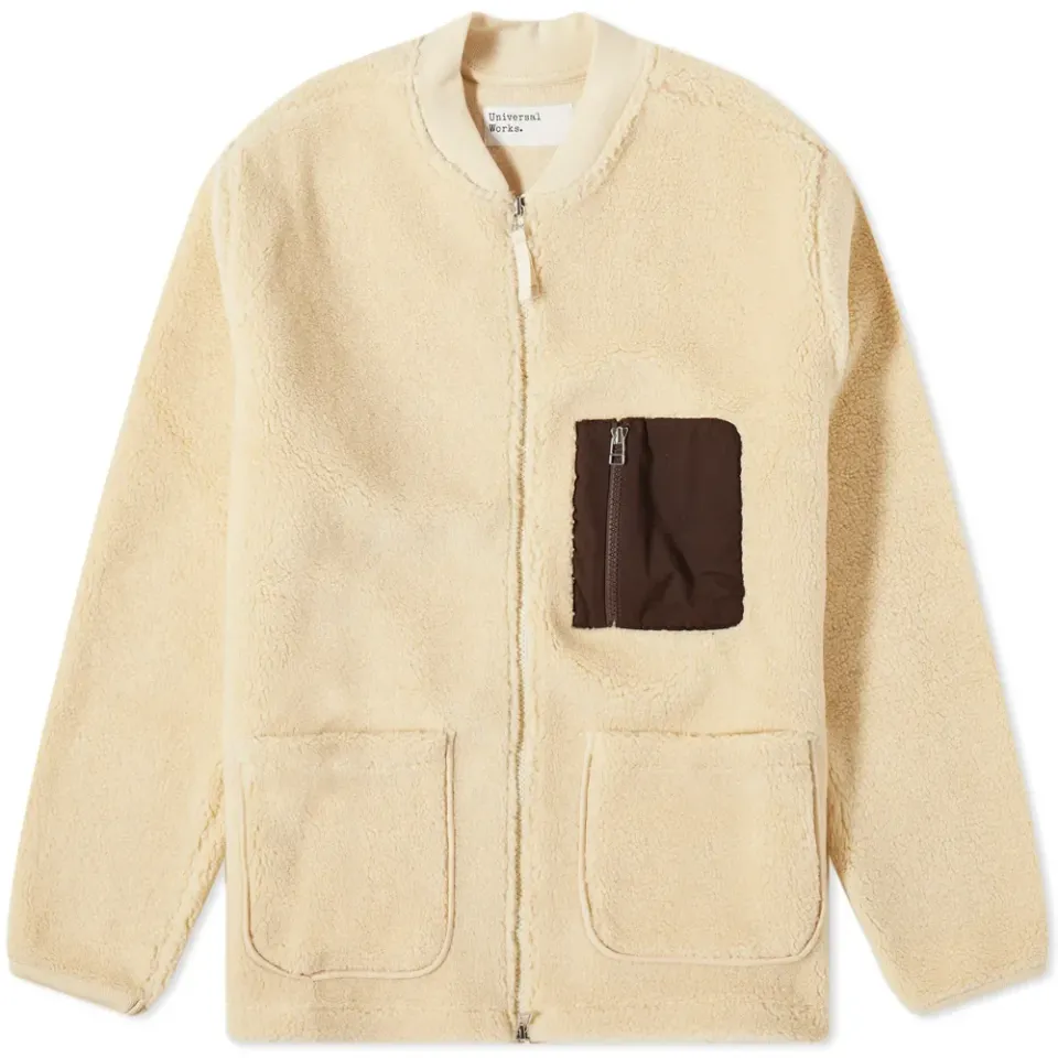 Sherpa Fleece Zip Jacket