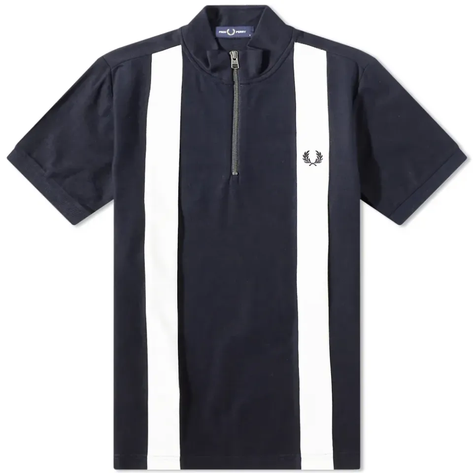 Colour Block Panel Polo Shirt