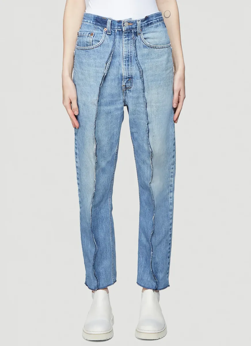 Exposed Seam Jeans