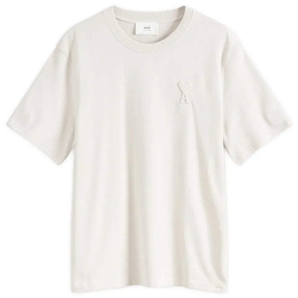 AMI Embossed Heart T-Shirt