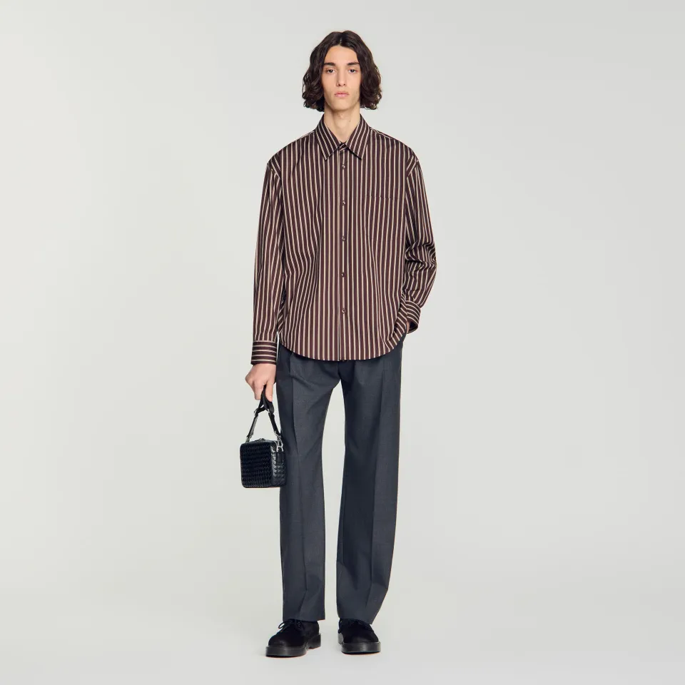 Striped cotton shirt