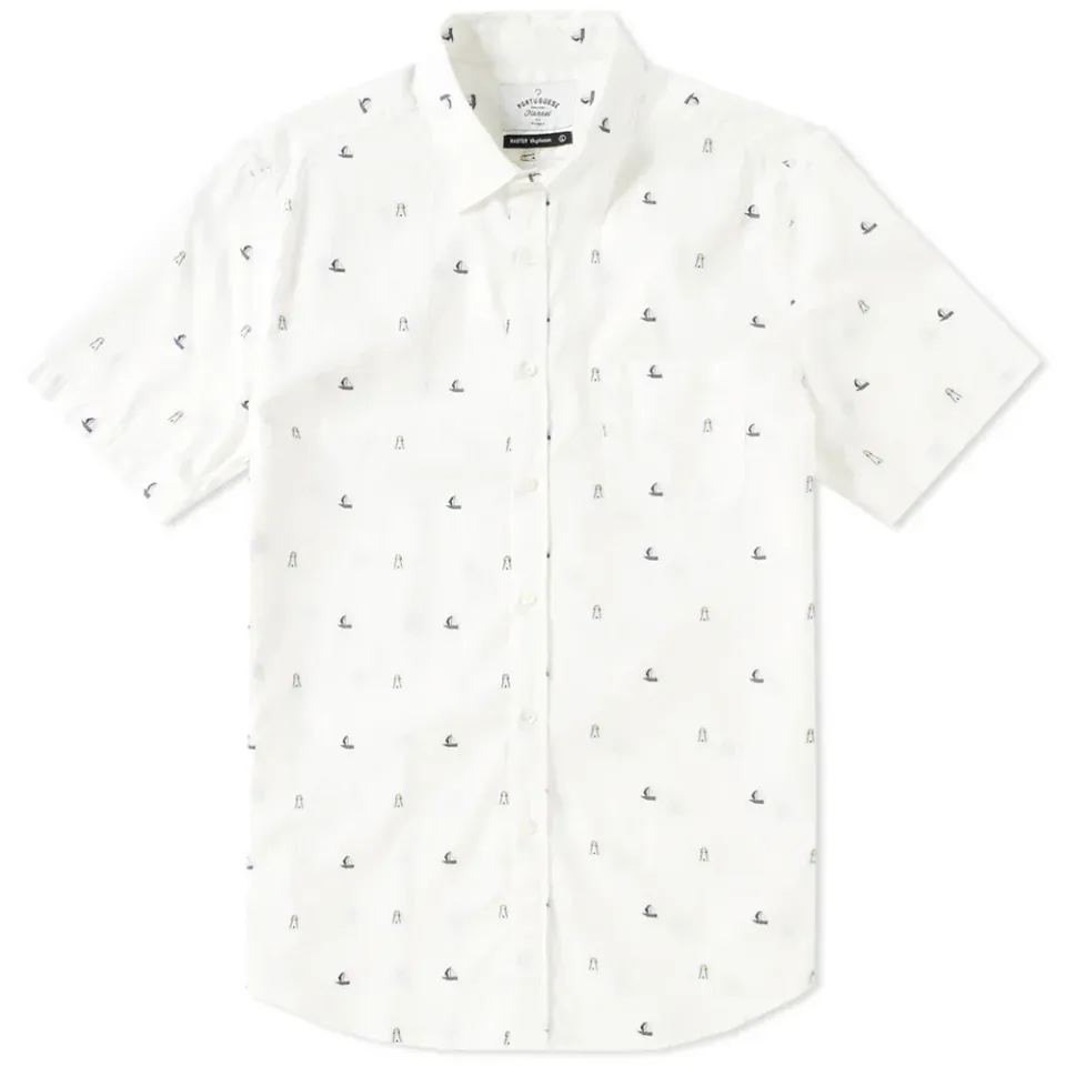 Short Sleeve Farol Print Shirt