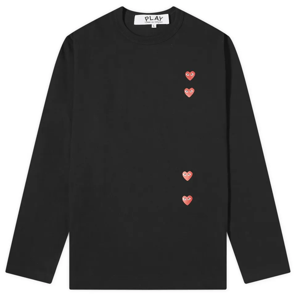 Long Sleeve 4 Heart T-Shirt