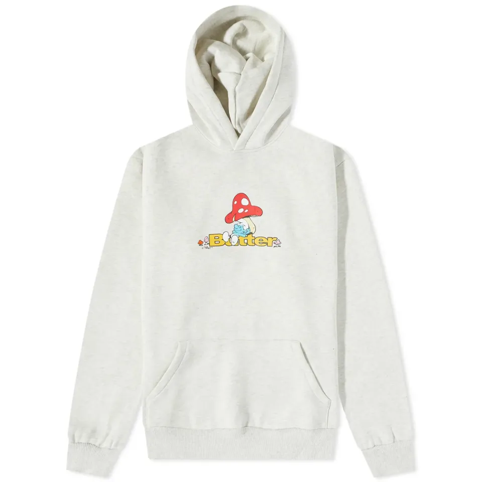 x The Smurfs Lazy Logo Hoodie