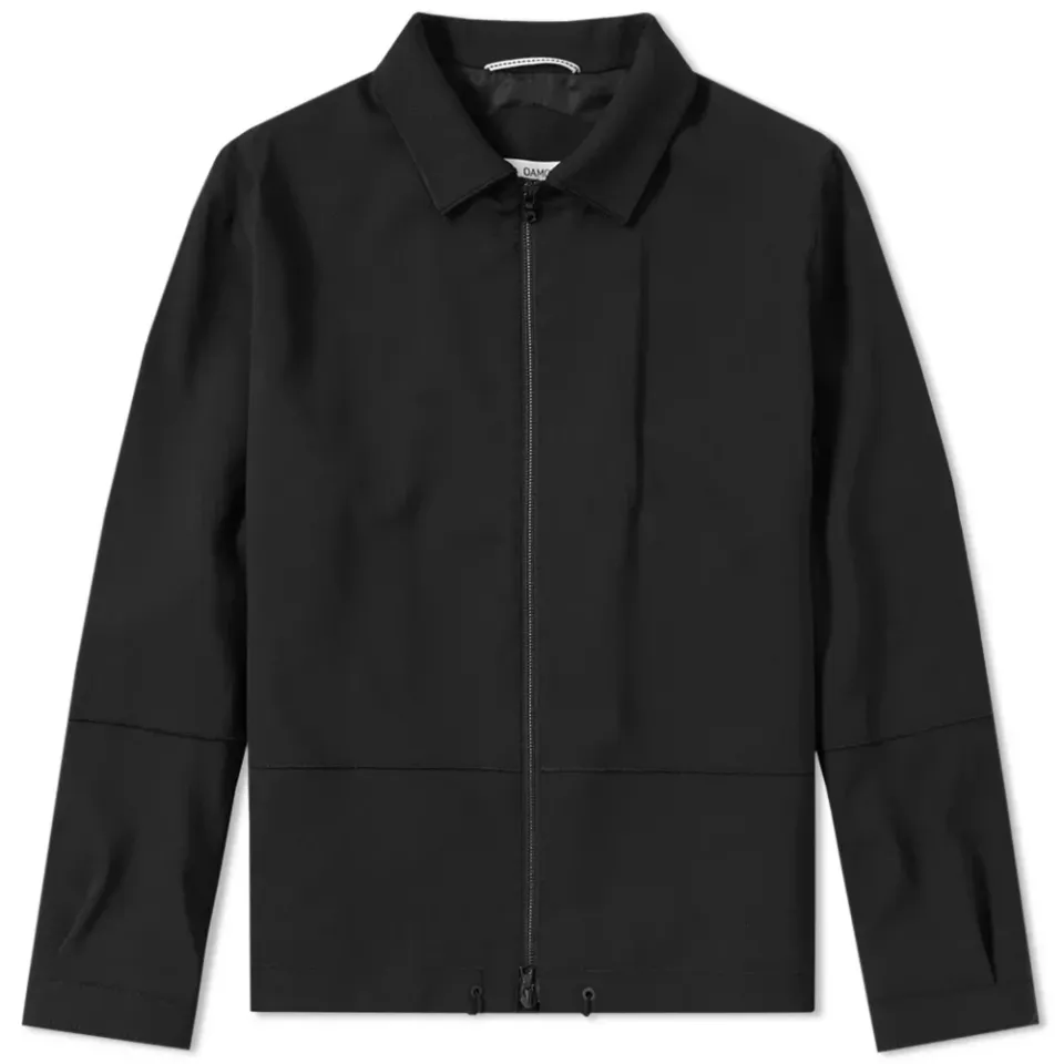 Ribbed Collar Blouson