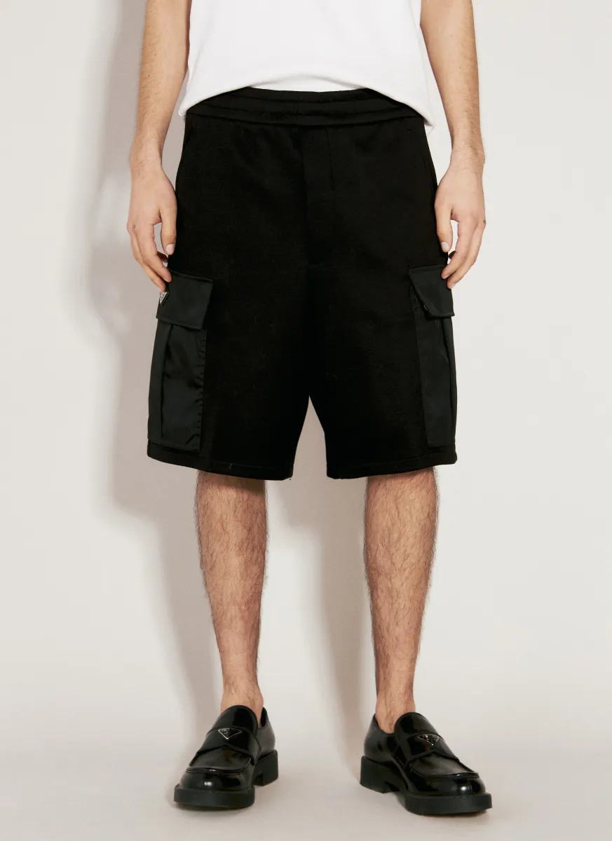 Re-Nylon Pockets Bermuda Shorts