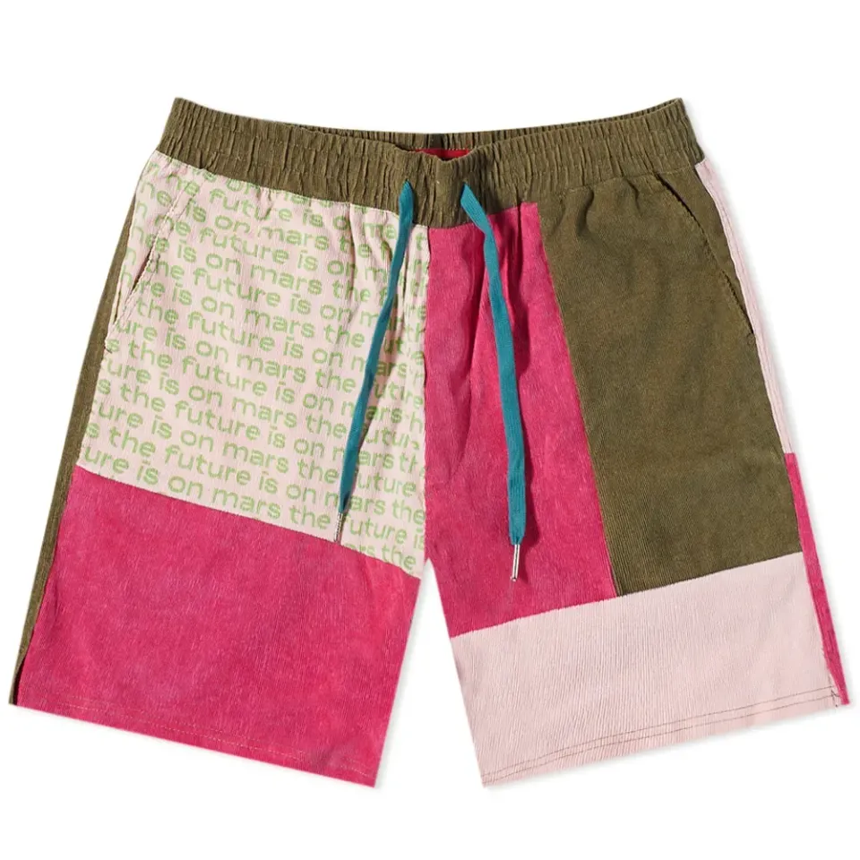 Forest Meridian Corduroy Patchwork Sho