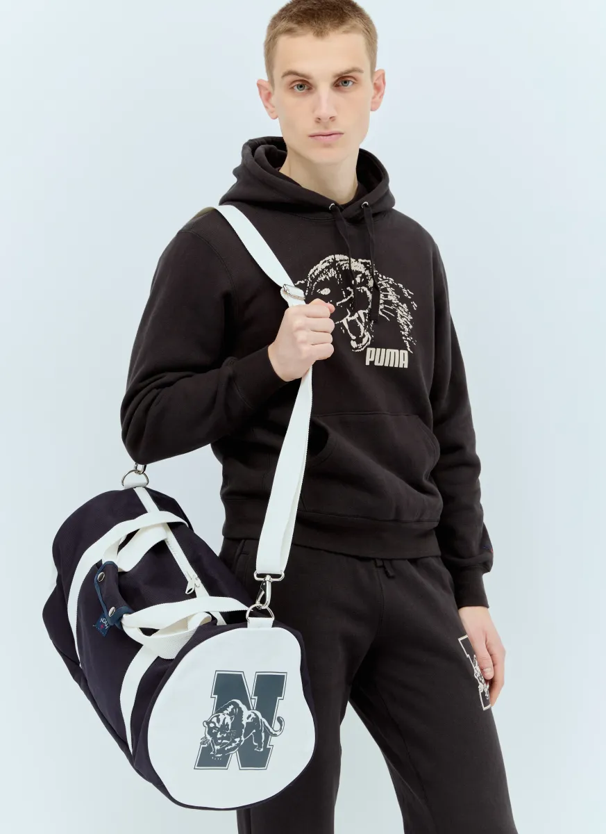 Logo Print Duffle Bag