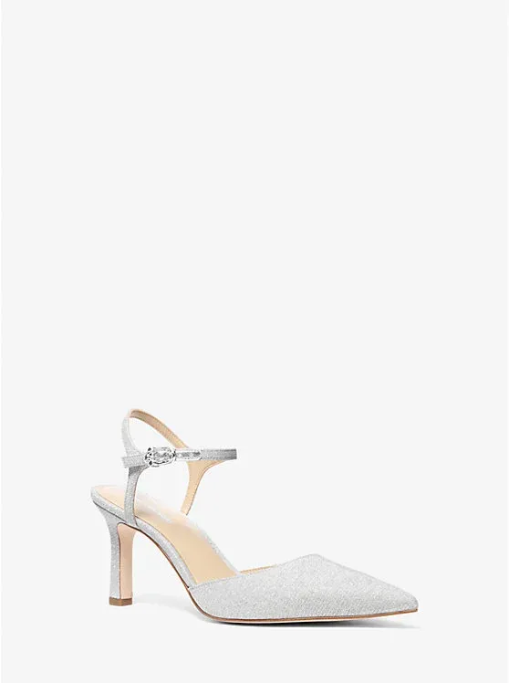 Amara Glitter Chain Mesh Mid Pump