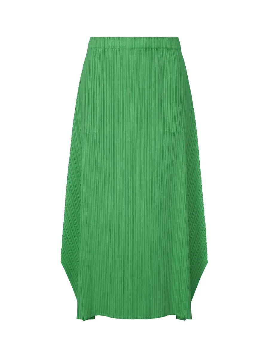 Pleats Please Skirt Grass Green