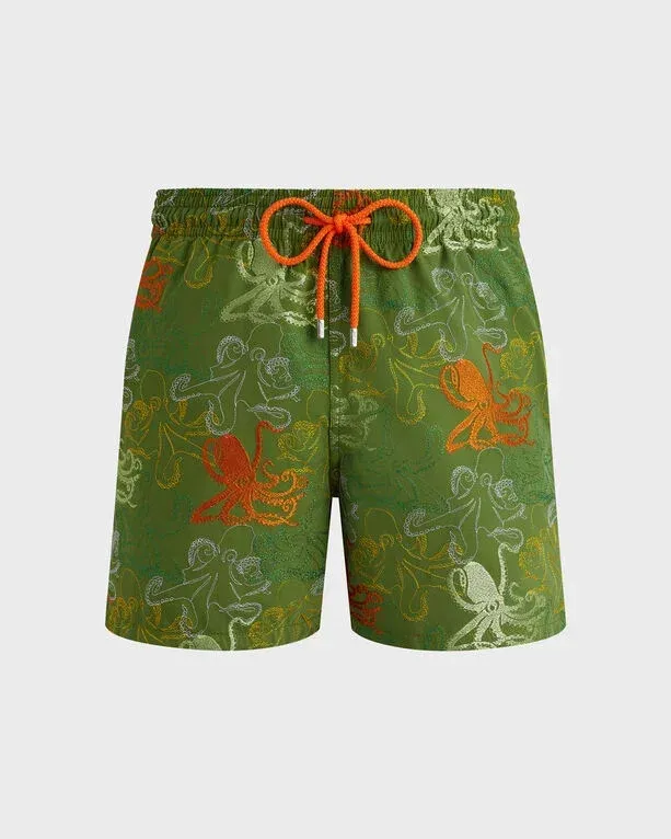 Men Swim Shorts Embroidered Octopussy