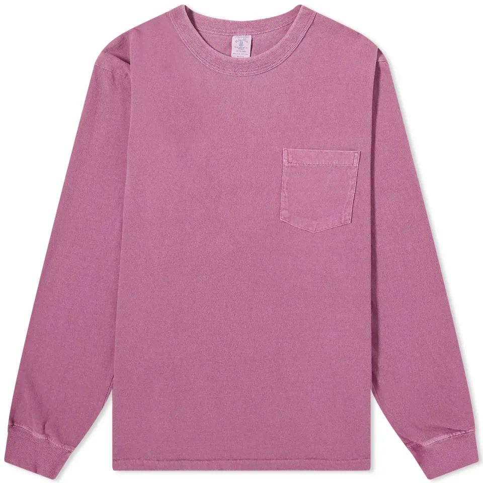 Long Sleeve Pigment Dyed Pocket T-Shirt