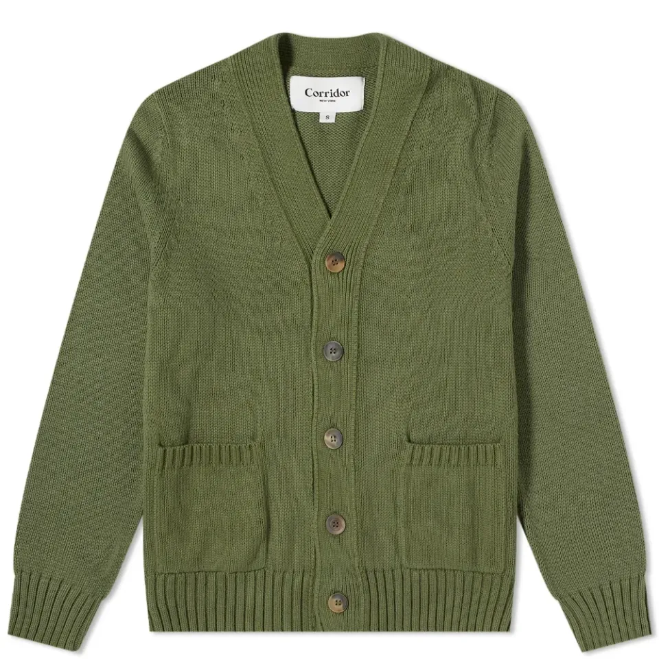 Washed Cotton Cardigan