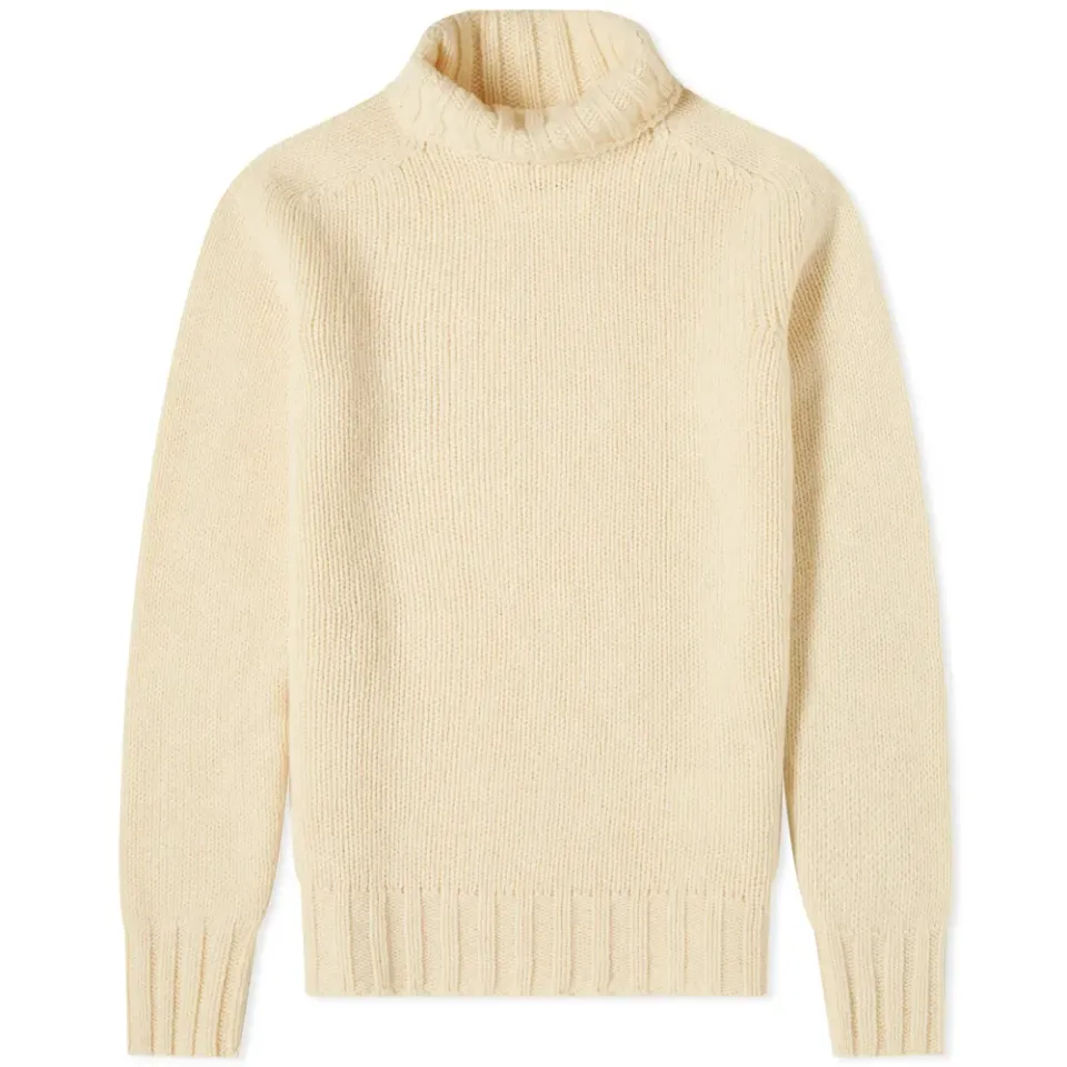 Plus Chunky Roll Neck Knit