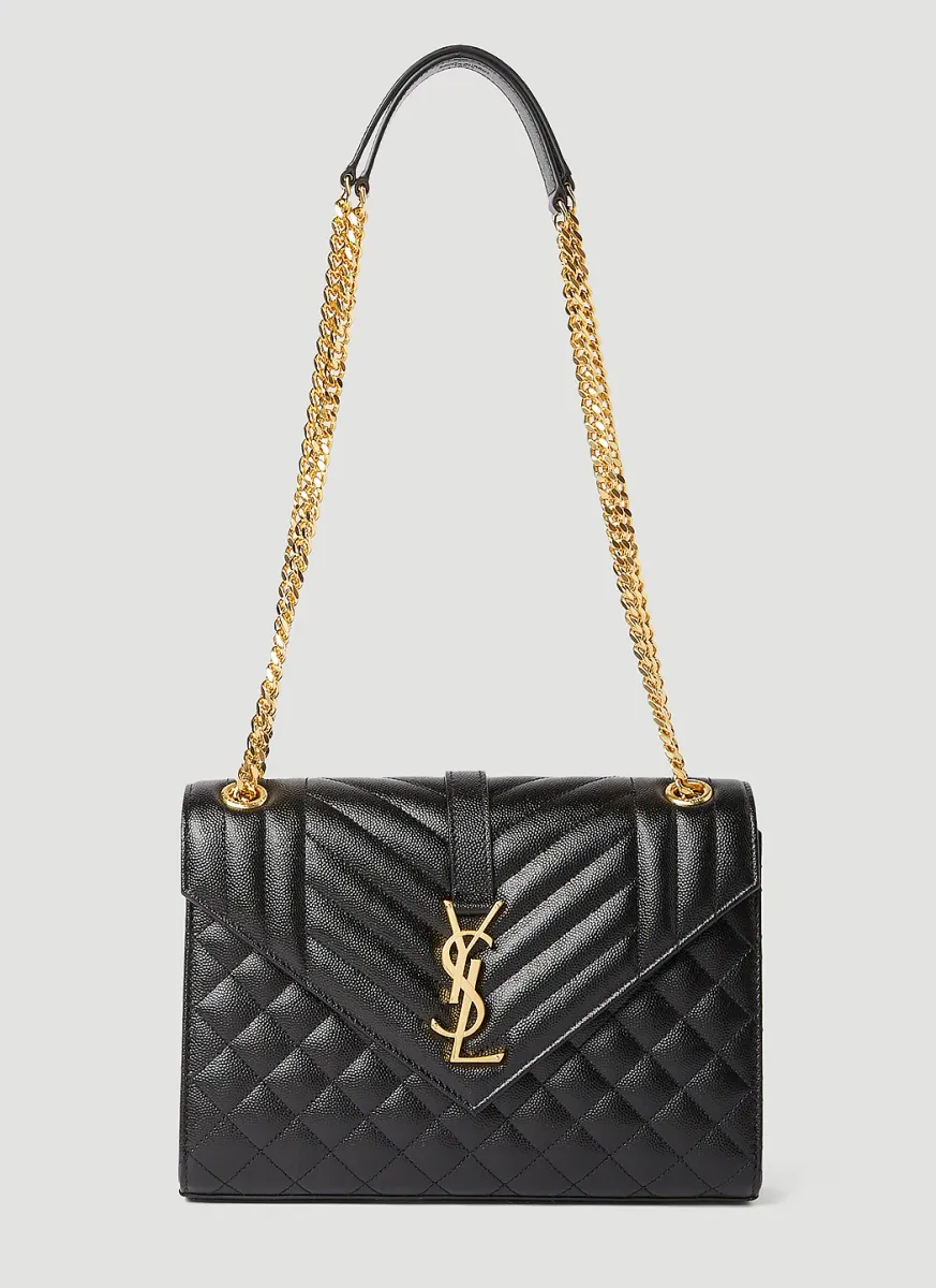 Envelope Matelassé Medium Shoulder Bag