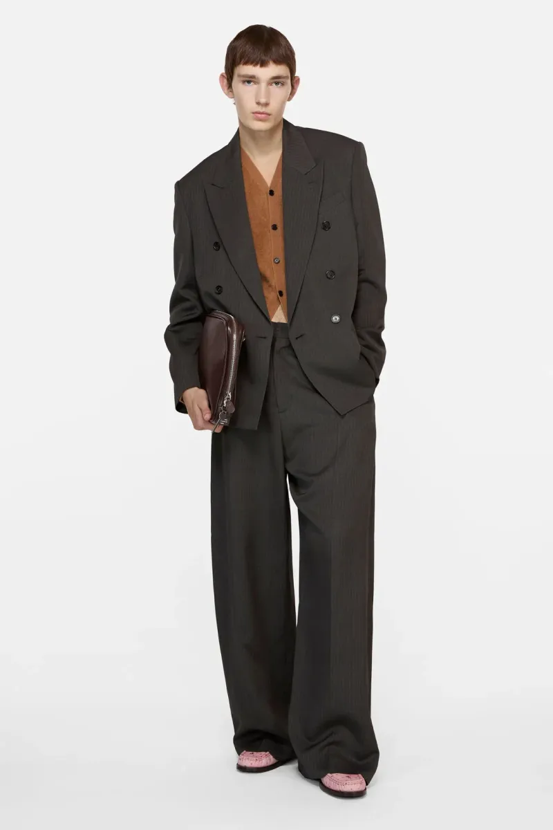 Double-breasted suit jacket