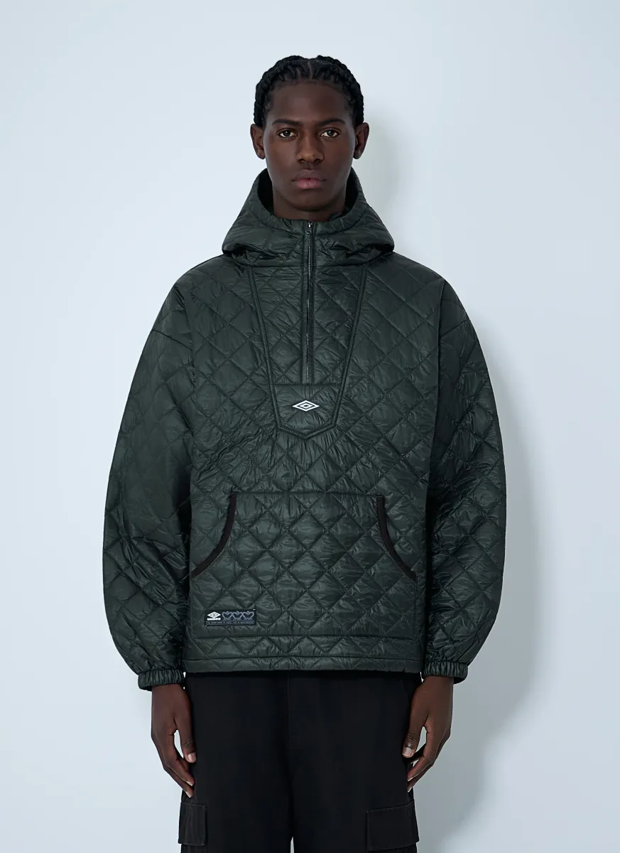 Quilted Masked Anorak Jacket