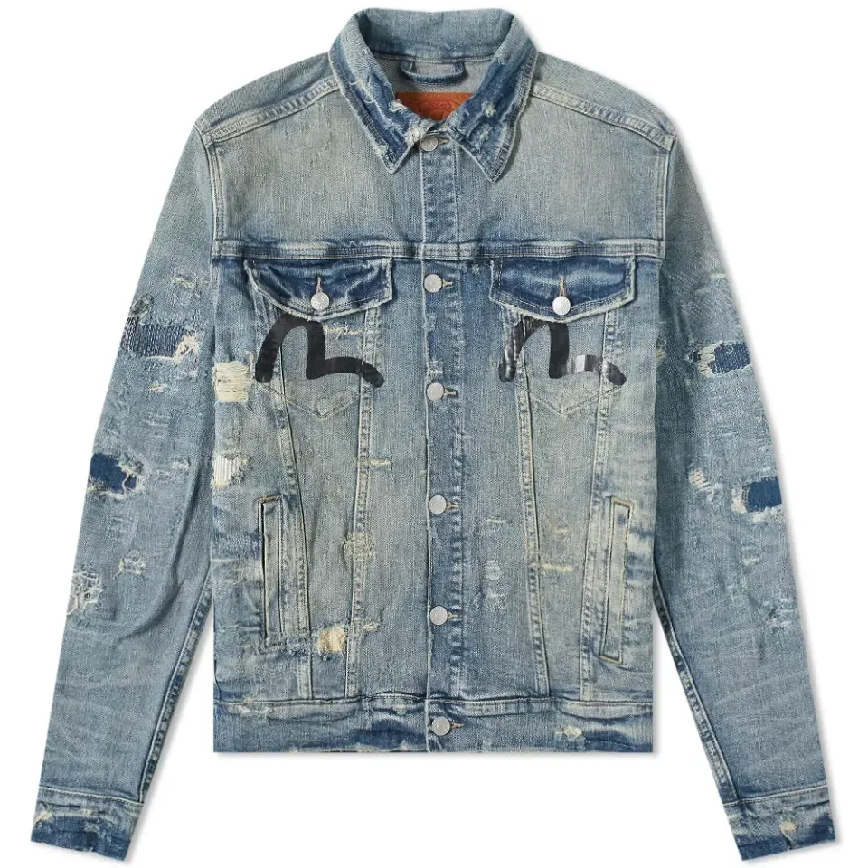 Back Logo Denim Jacket
