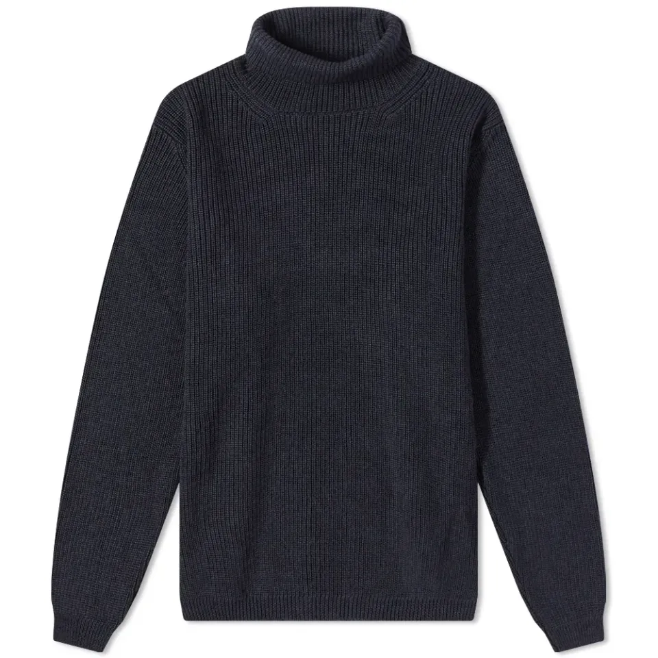 Ribbed Roll Neck