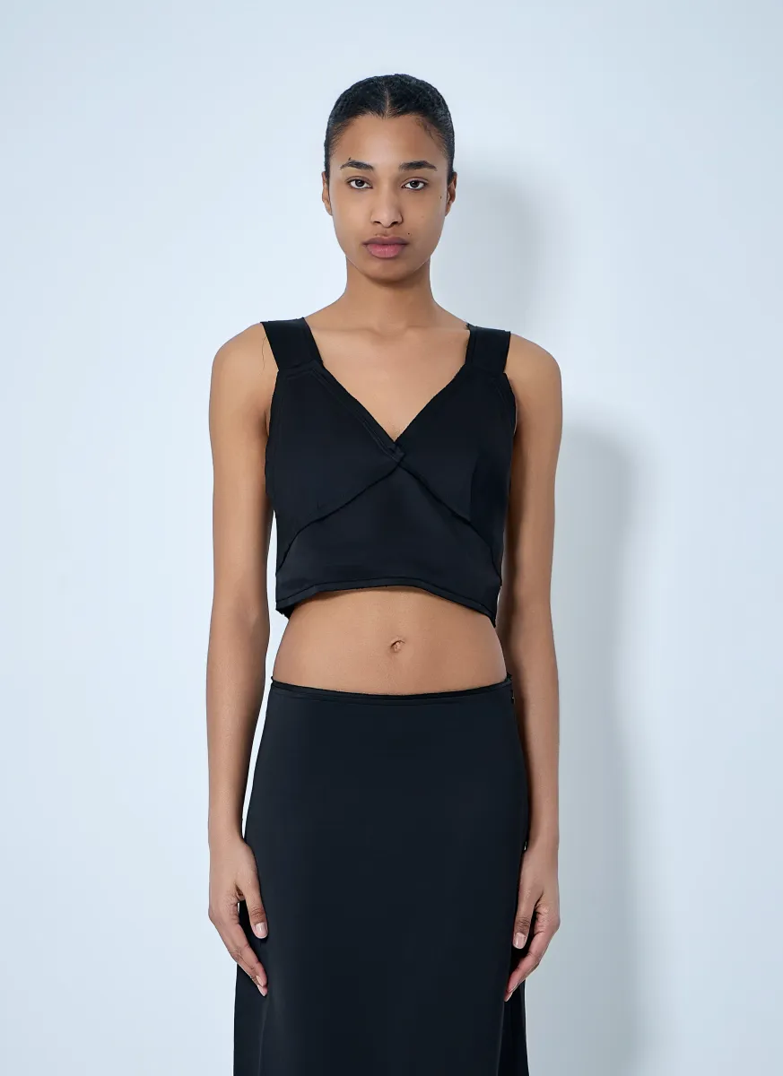 V-neck Sleeveless Top