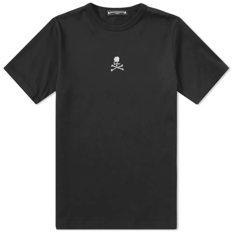 Embroidered Skull Tee