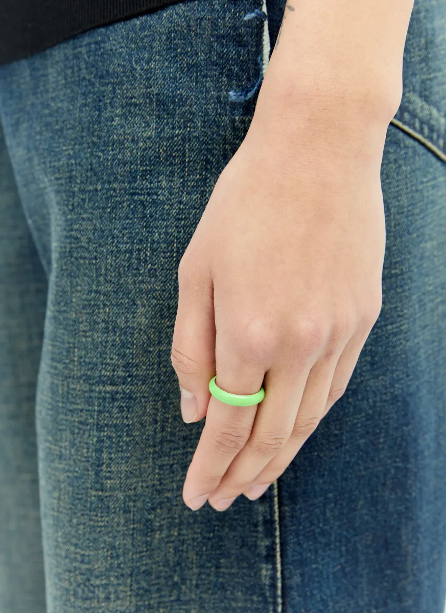 Neon Enamel Stacking Ring