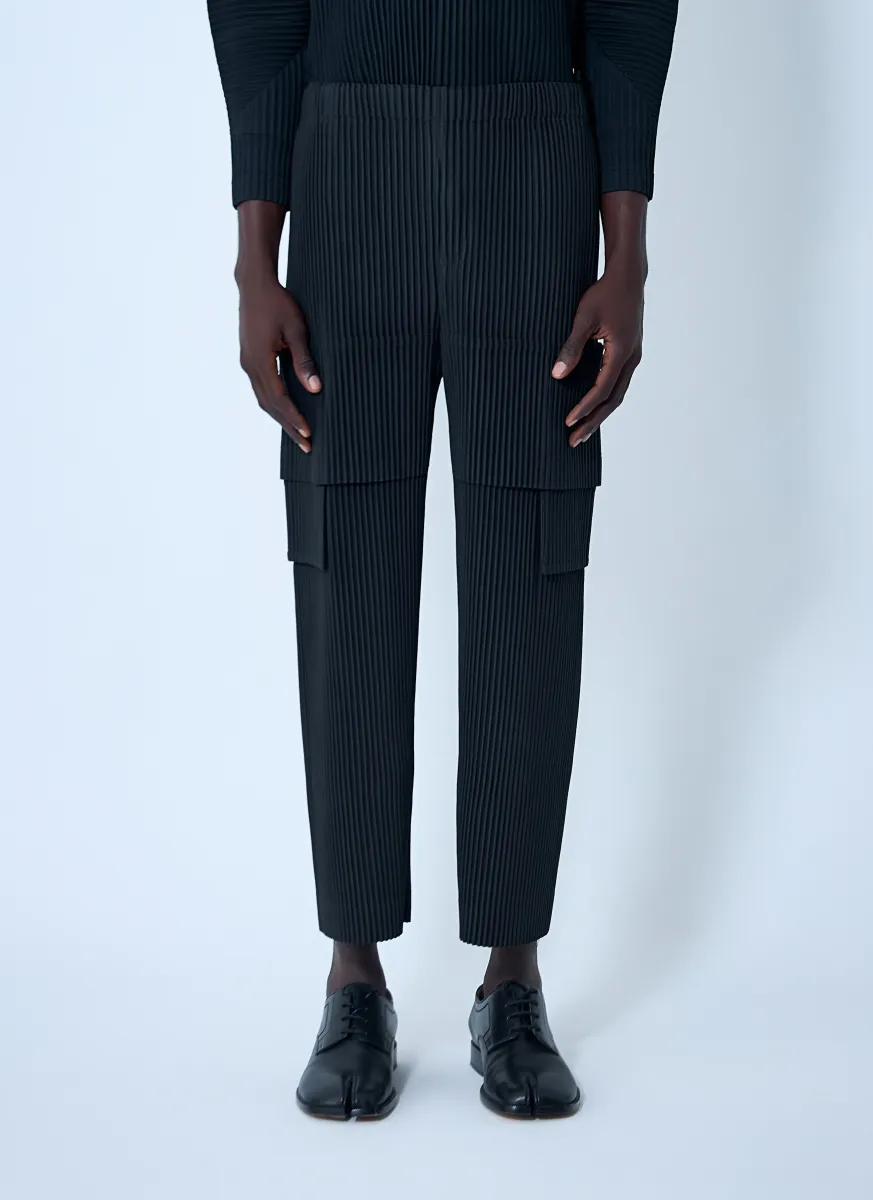 Multi-Pocket Pleated Pants
