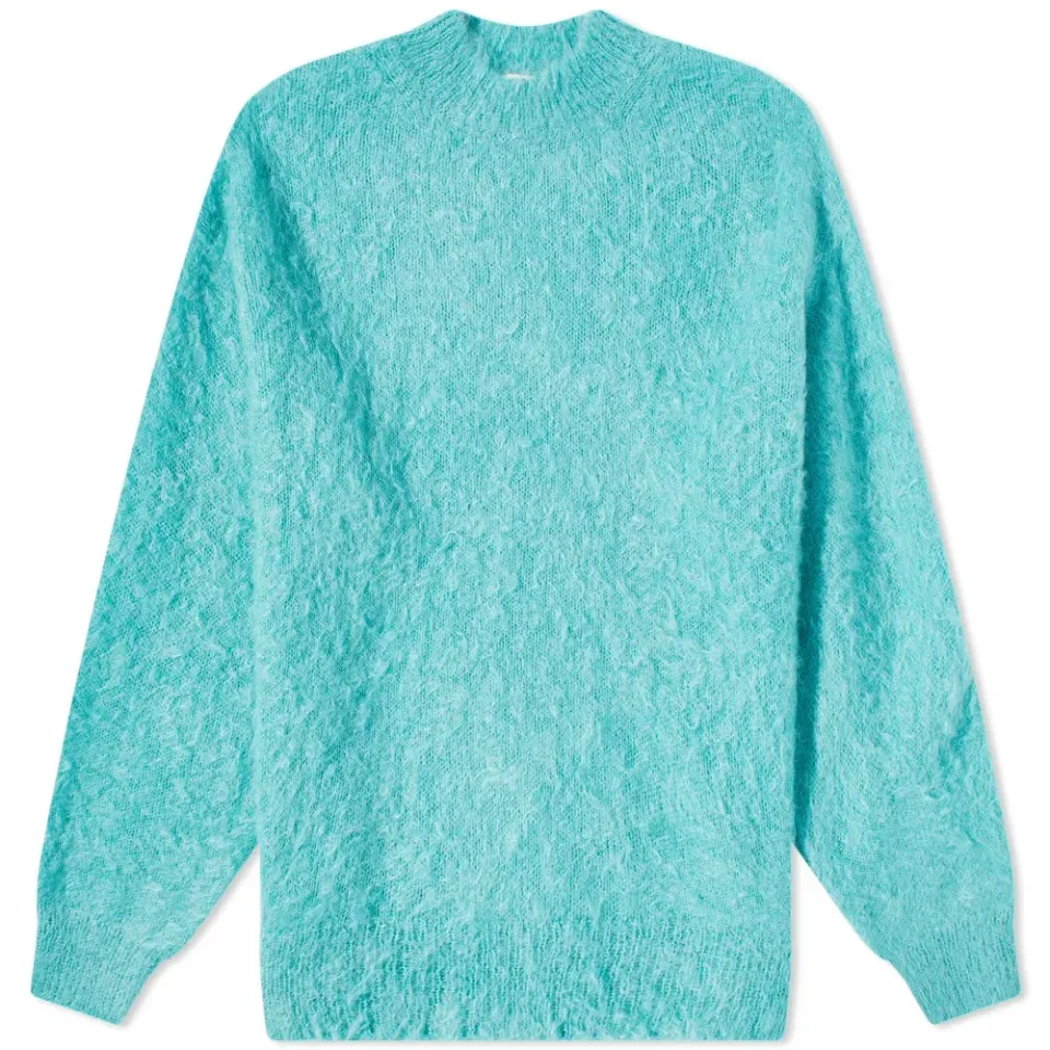 Brushed Mohair Crew Knit