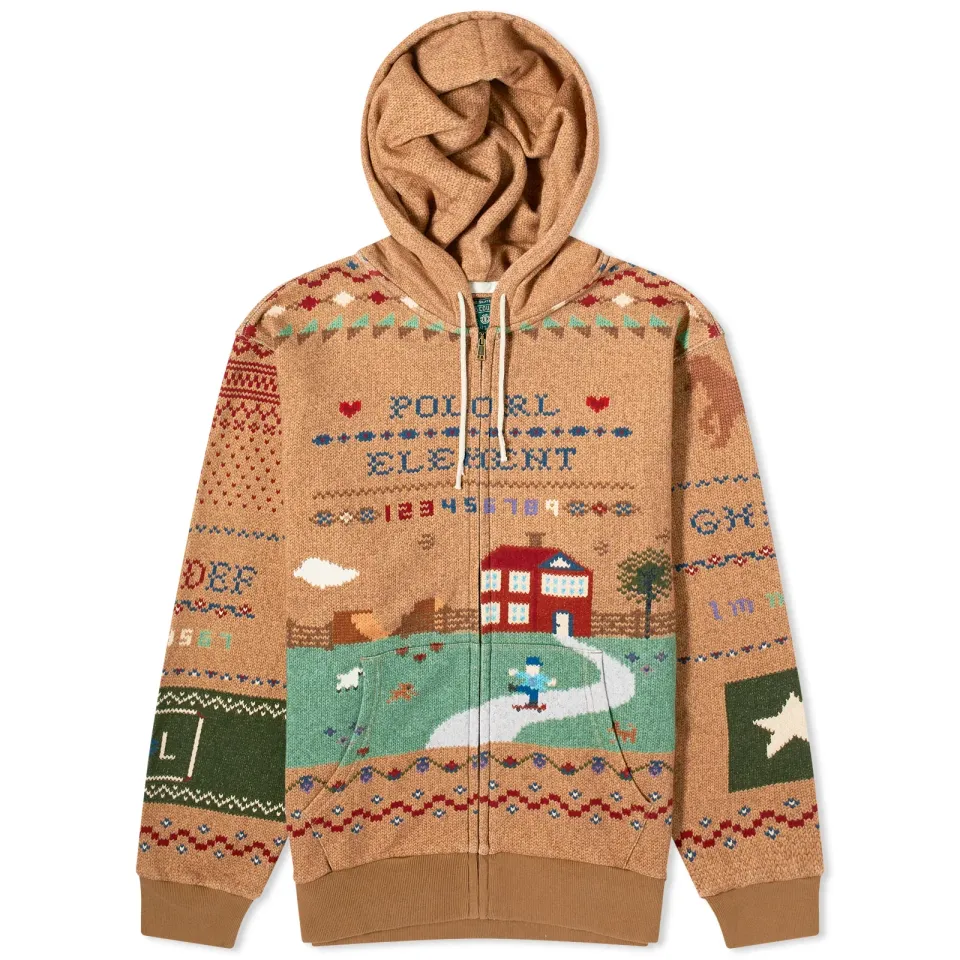 x Element Sherpa Zip Hoodie